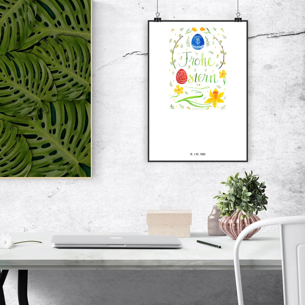 Poster Frohe Ostern Wandbild, Posterdruck, kunstdruck poster, wanddeko, Wandposter, Designposter, Wanddekoration, drucke, Plakat, Kunstdruck, Bild, wanddruck, Deko Bild, wandkunst, Wanddeko Bild, Wandschmuck, kunst für die wand, grafikposter, Bild für Wand, Poster, kunstposter, Mr. & Mrs. Panda Poster, Osternest, Osterhase, Ostern Kinder, Ostergeschenke Kinder, Ostern Geschenk, Geschenke zu Ostern, Ostergeschenke, Osterdeko, Ostern, Osterblume, Bemalte Ostereier, Frohe Ostern, Weidenkätzchen. Lettering, Osterei, Ostergrüße
