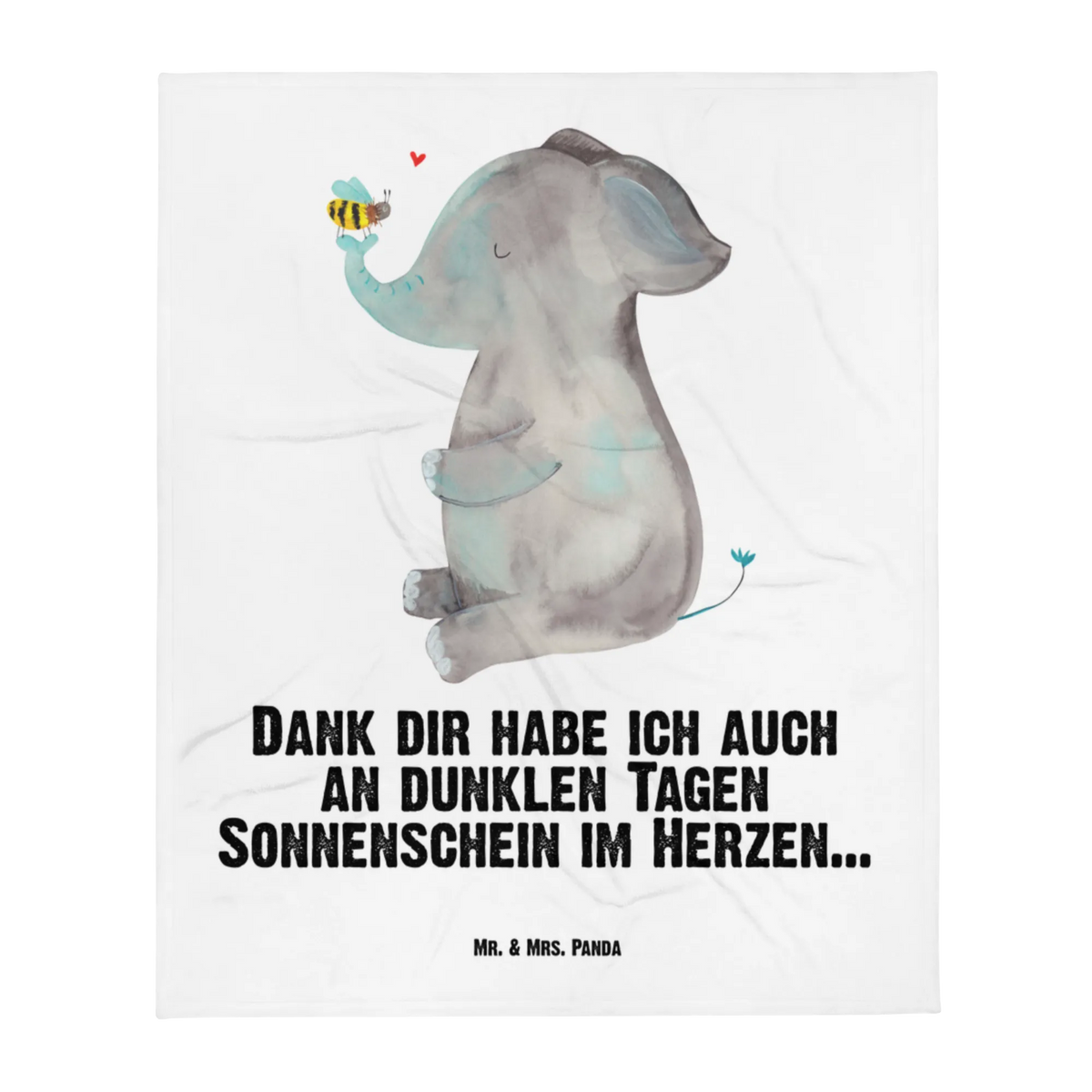 Baby blanket elephant bee cute, card, cute animal motives, hand drawn, gift ideas, funny sayings, gifts, good mood, special gifts, animal lover, small animals, proof of love, love saying, love gift, anniversary, marriage proposal, wedding gift, elephant