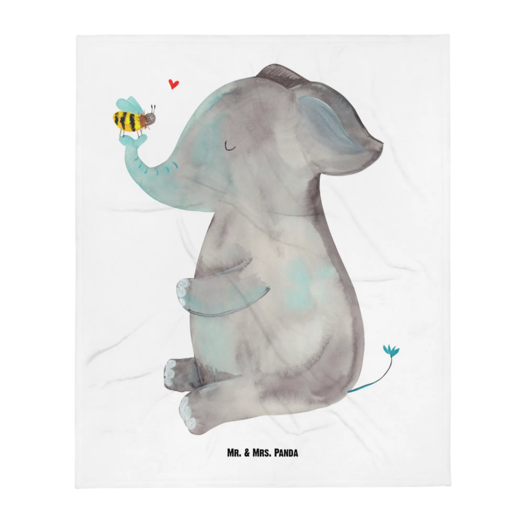 Baby blanket elephant bee small animals, cute, funny, cute animal motives, hand drawn, small world, funny sayings, good mood, happy, gifts, gift ideas, special gifts, animal lover, card, love gift, elephant, marriage proposal, anniversary, proof of love, wedding gift, love, bee, love saying