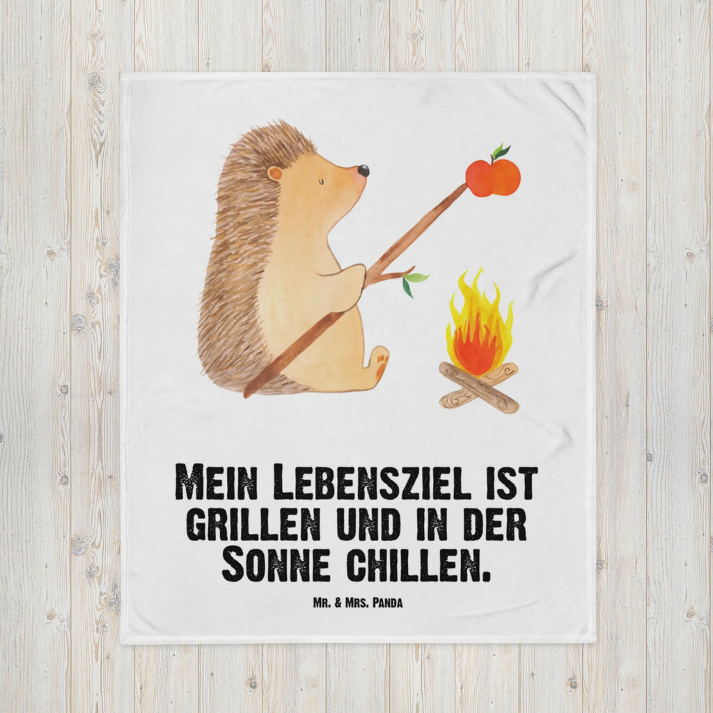 Kocyk dla niemowląt jeż Grillowanie Babygeschenk, Krabbeldecke, Babydecke, Geschenk Geburt, Babyecke Kuscheldecke, Tiermotive, Gute Laune, lustige Sprüche, Tiere, arbeitslos, Ziele, Spruch, Igel, Grillen, Motivation, Sinn des Lebens