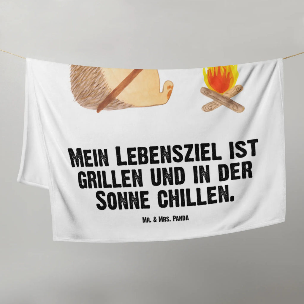 Kocyk dla niemowląt jeż Grillowanie Babygeschenk, Krabbeldecke, Babydecke, Geschenk Geburt, Babyecke Kuscheldecke, Tiermotive, Gute Laune, lustige Sprüche, Tiere, arbeitslos, Ziele, Spruch, Igel, Grillen, Motivation, Sinn des Lebens