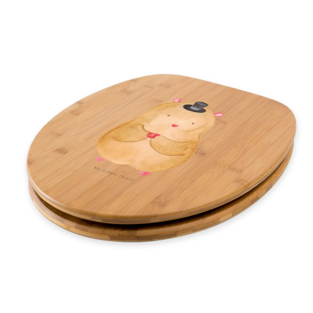 Motiv WC deska sedesowa Chomik kapelusz WC-Sitz, Toilette, Klodeckel, Klobrille, Toilettendeckel, Tiermotive, Gute Laune, lustige Sprüche, Tiere, Hamster, Zauberer, Magier, Zwerghamster, Hut, Zylinder