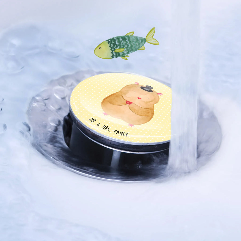 Sink plug hamster cap drain set, washbasin plugs, washbasin, drain plugs, Washbasin plugs, universal, stoppers, small animals, cute, funny, cute animal motives, hand drawn, small world, funny sayings, good mood, happy, gifts, gift ideas, special gifts, animal lover, card, Houdini, dwarf hamster, top hat, hat, Hamster, wizard, magician