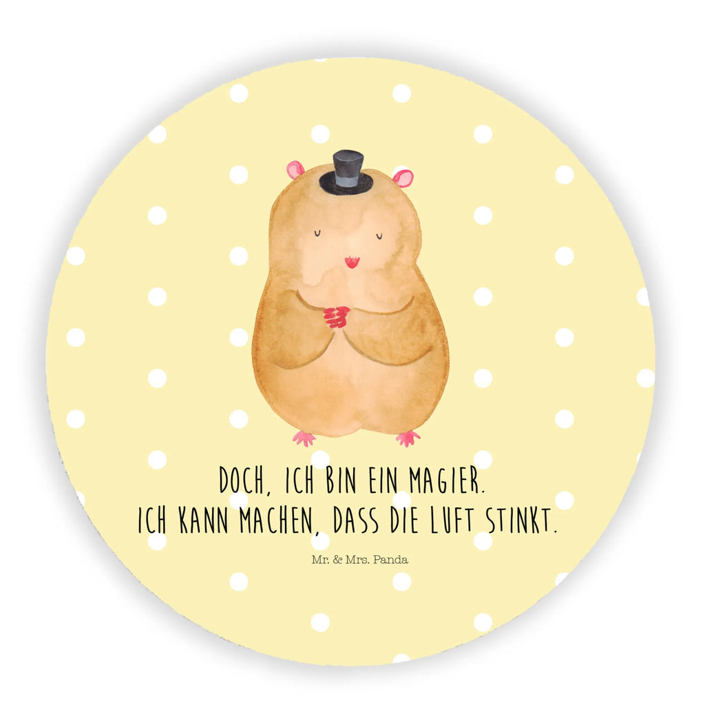 Okrągły magnes Chomik kapelusz kühlschrankmagnete, magnete, Kühlschrankmagnet, rundmagnet, Tiere, Tiermotive, Gute Laune, Lustige Sprüche, Zwerghamster, Zylinder, Zauberer, Hamster, Magier, Hut