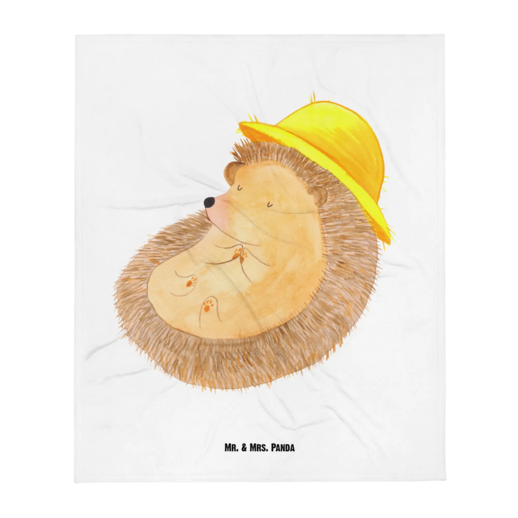 Kocyk dla niemowląt jeż Modlić się Motywy zwierzęce, dobra energia, zabawne powiedzonka, zwierzęta