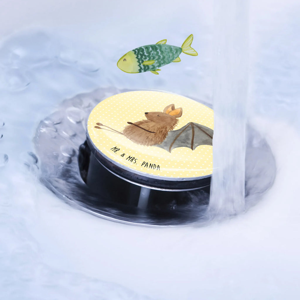 Sink plug bat Sit Abflussstöpsel, Ablaufgarnitur, Waschbecken, Stöpsel, Waschbecken Stopfen, Tiermotive, Gute Laune, lustige Sprüche, Tiere, Fledermaus, Motivation, Fledermäuse, entspannen