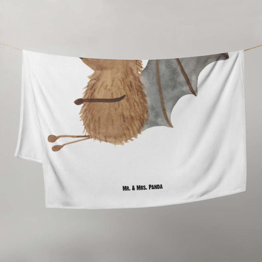 Kocyk dla niemowląt Nietoperz siedzenie Motywy zwierzęce, dobra energia, zabawne powiedzonka, zwierzęta