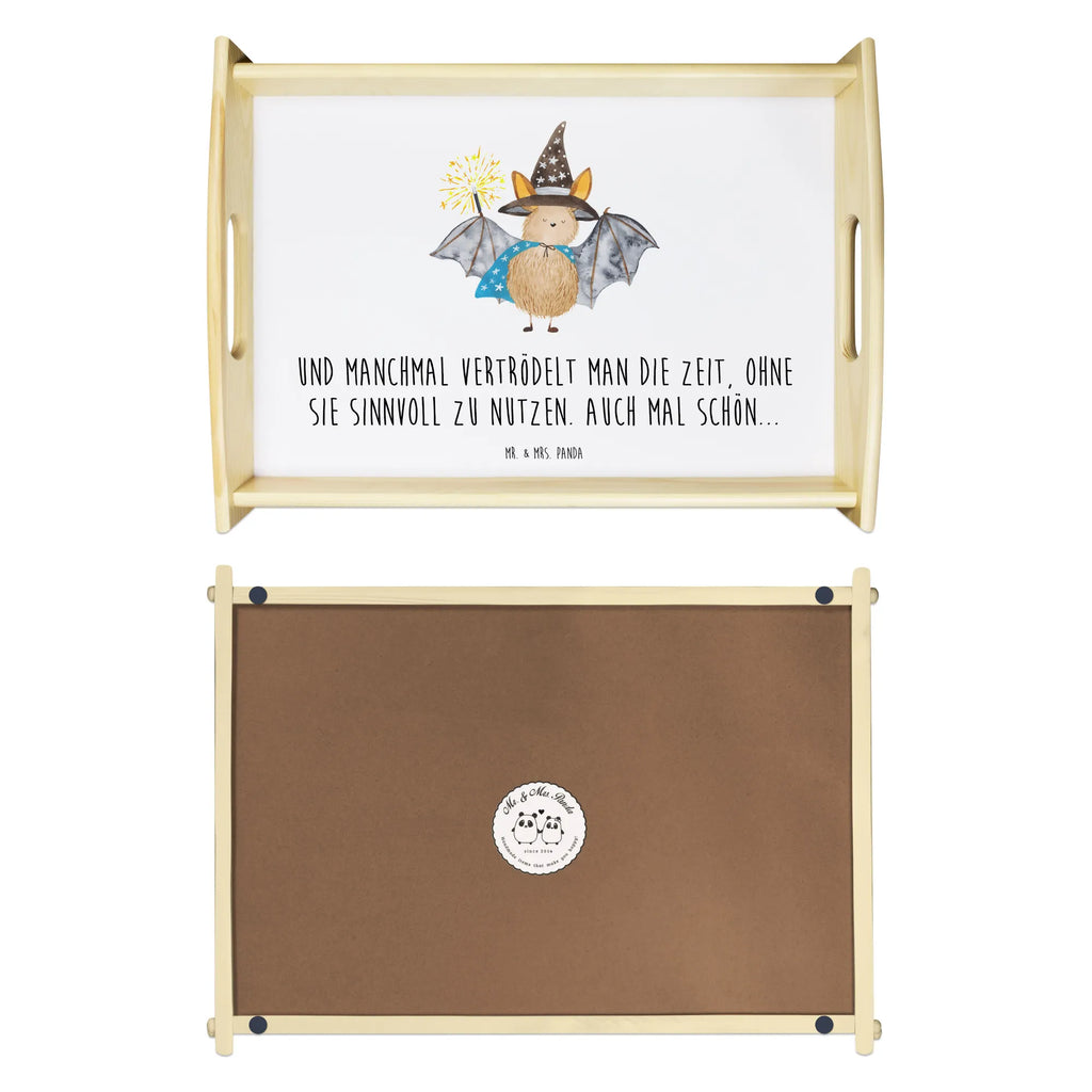 Serviertablett Fledermaus Zauberer Tablett, Holztablett, Serviertablett, Dekotablett, Küchentablett, Frühstückstablett, Tiermotive, Gute Laune, lustige Sprüche, Tiere, Zauberer, Magier, Fledermäuse, Fledermaus, reinsteigern, Frauen