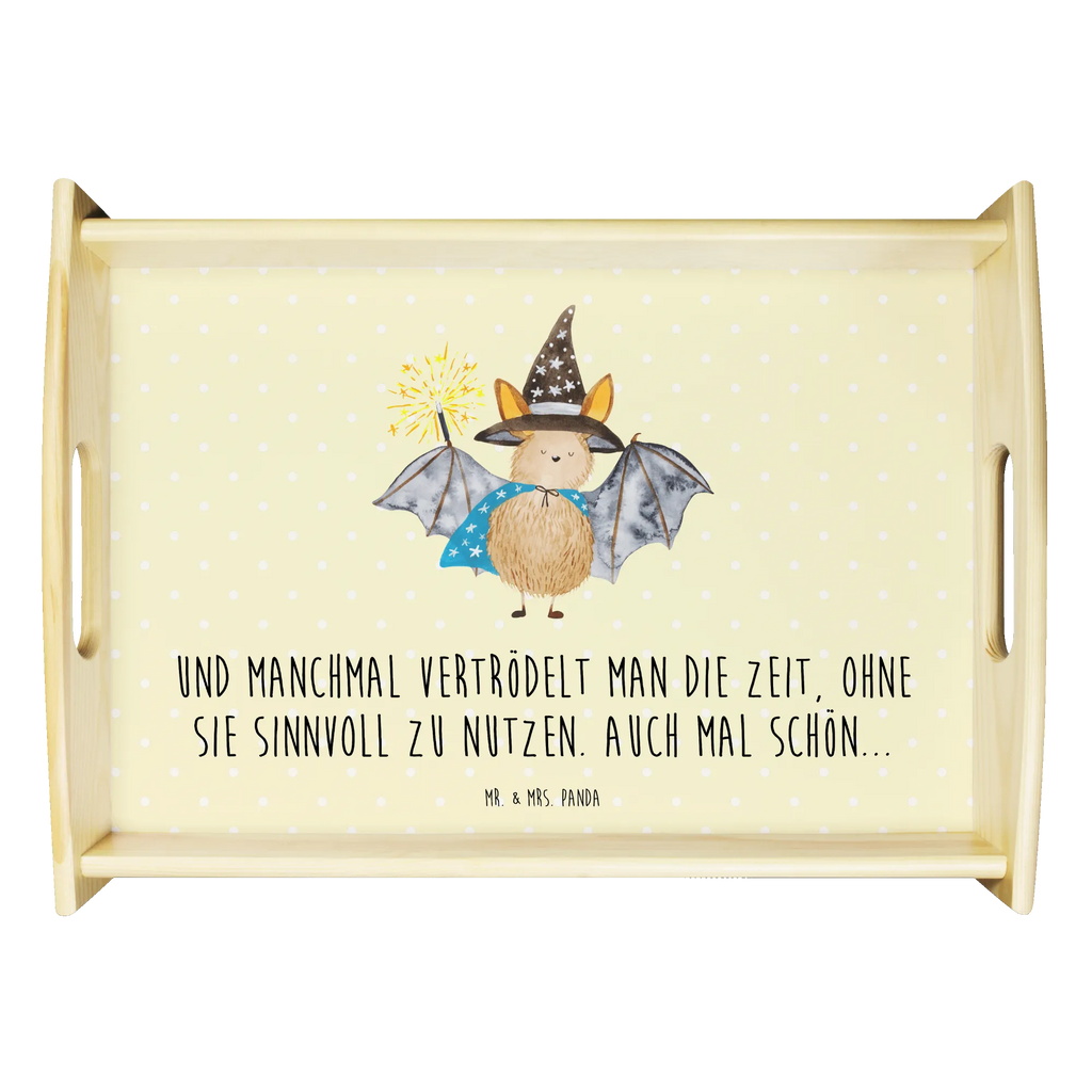 Serviertablett Fledermaus Zauberer Tablett, Holztablett, Serviertablett, Dekotablett, Küchentablett, Frühstückstablett, Tiermotive, Gute Laune, lustige Sprüche, Tiere, Zauberer, Magier, Fledermäuse, Fledermaus, reinsteigern, Frauen