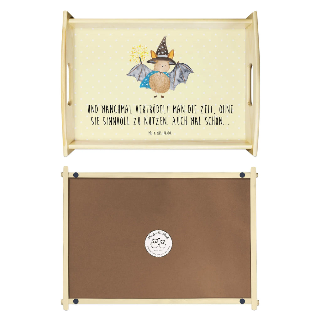 Serviertablett Fledermaus Zauberer Tablett, Holztablett, Serviertablett, Dekotablett, Küchentablett, Frühstückstablett, Tiermotive, Gute Laune, lustige Sprüche, Tiere, Zauberer, Magier, Fledermäuse, Fledermaus, reinsteigern, Frauen