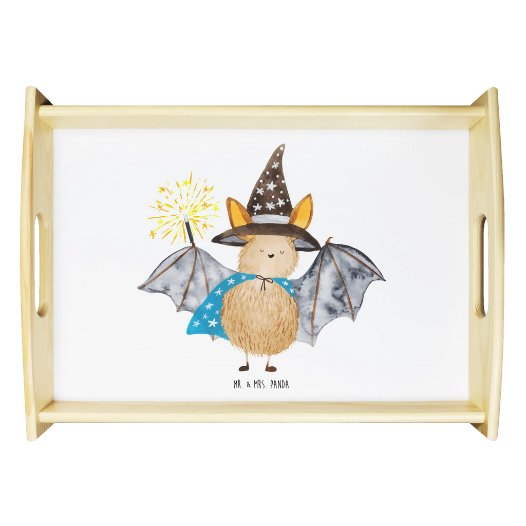 Serviertablett Fledermaus Zauberer Tablett, Holztablett, Serviertablett, Dekotablett, Küchentablett, Frühstückstablett, Tiermotive, Gute Laune, lustige Sprüche, Tiere, Zauberer, Magier, Fledermäuse, Fledermaus, reinsteigern, Frauen