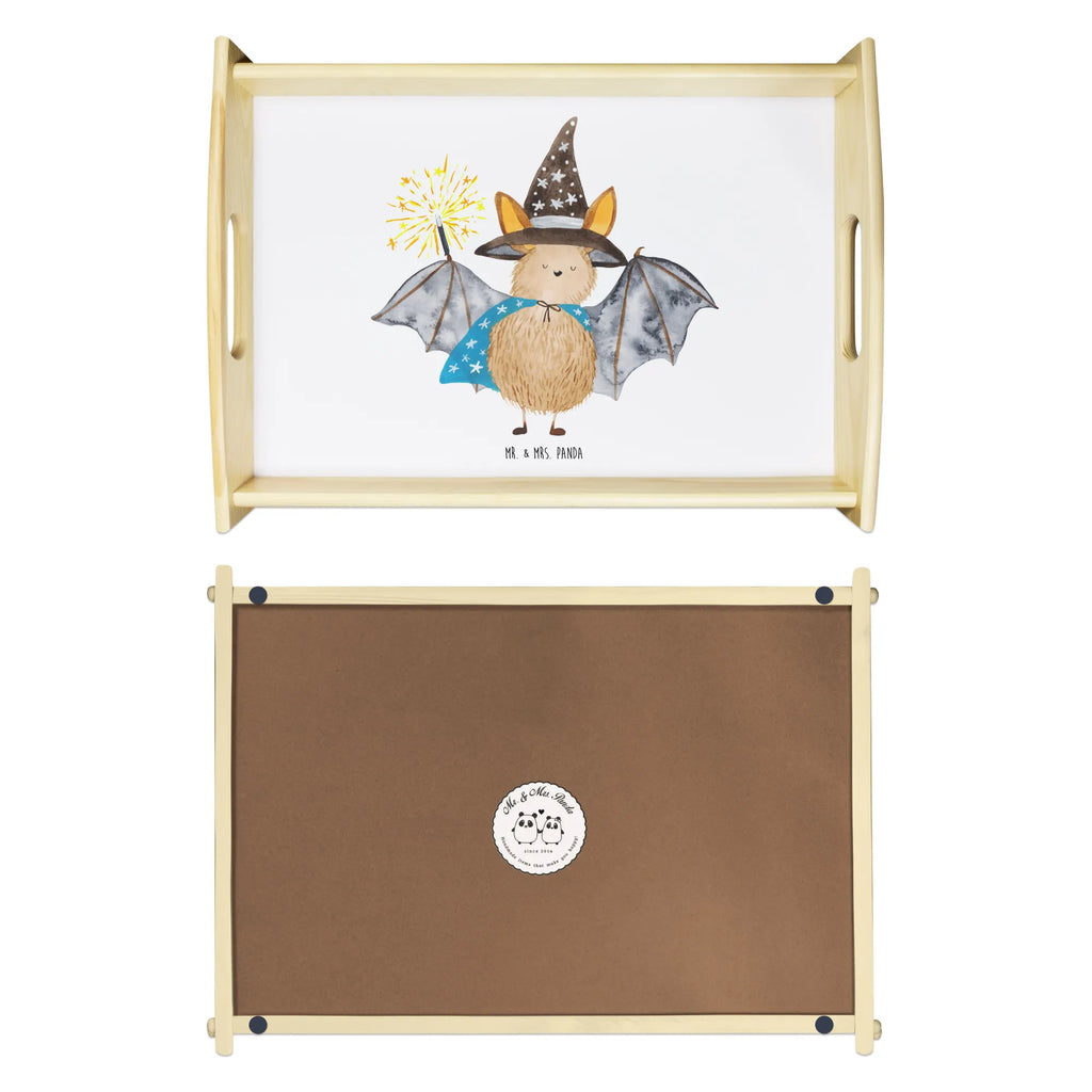 Serviertablett Fledermaus Zauberer Tablett, Holztablett, Serviertablett, Dekotablett, Küchentablett, Frühstückstablett, Tiermotive, Gute Laune, lustige Sprüche, Tiere, Zauberer, Magier, Fledermäuse, Fledermaus, reinsteigern, Frauen