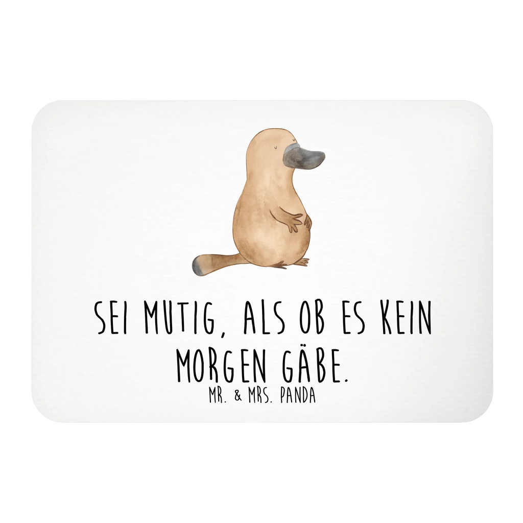 Magnet platypus courage Kühlschrank Dekoration, Souvenir Magnet, Notiz Magnet, Whiteboard Magnet, Pinnwandmagnet, Motivmagnete, Dekomagnet, Kühlschrankmagnet, Meerestiere, Meer, Urlaub, Training, Raodtrip, Schnabeltiere, Neuanfang, Schnabeltier, Weltreise, Neustart, Lebensweisheit, Arbeit, mutig, Motivation, Büro, Mut