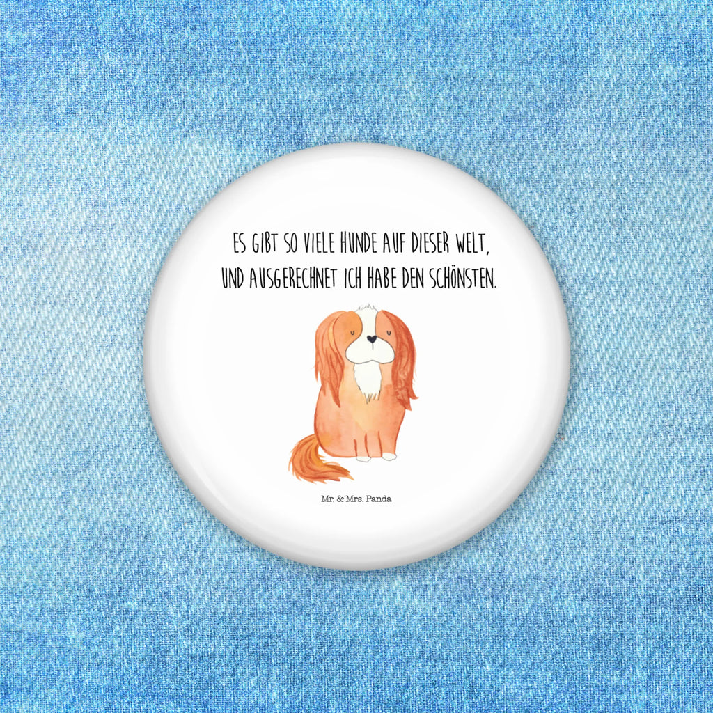 Button Dog Cavalier King Charles Spaniel Lapel Pin, Pin, 50mm Button, Button, dog, mutt, hound, woof, dog mama, dog breed, love dogs, love for dogs, dog decorative items, bag with dog print, funny gifts for dog owners, what do you give a dog lover, Christmas gifts for dogs, gifts for dogs, dog sayings, Sayings, Cavalier King Charles Spaniel, Spaniel, most beautiful dog, Dog, Cocker Spaniel