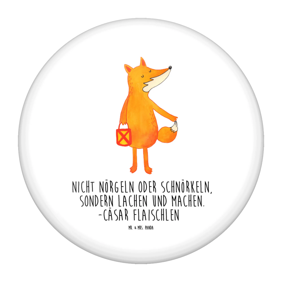 Button Fuchs Laterne