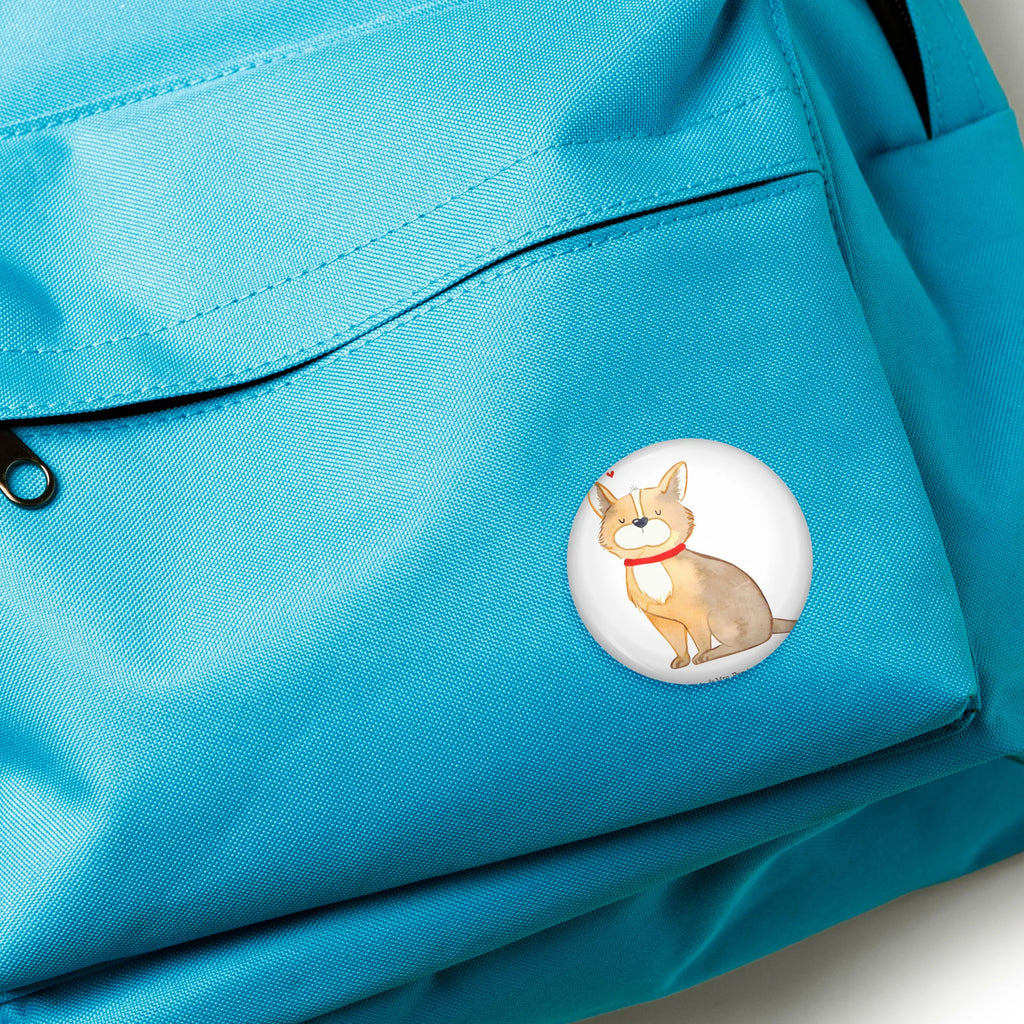 50mm Guzik Pies szczęście Pies, motyw psa, zwierzę domowe, rasa psa, miłośnik zwierząt, właściciel psa, powiedzenia