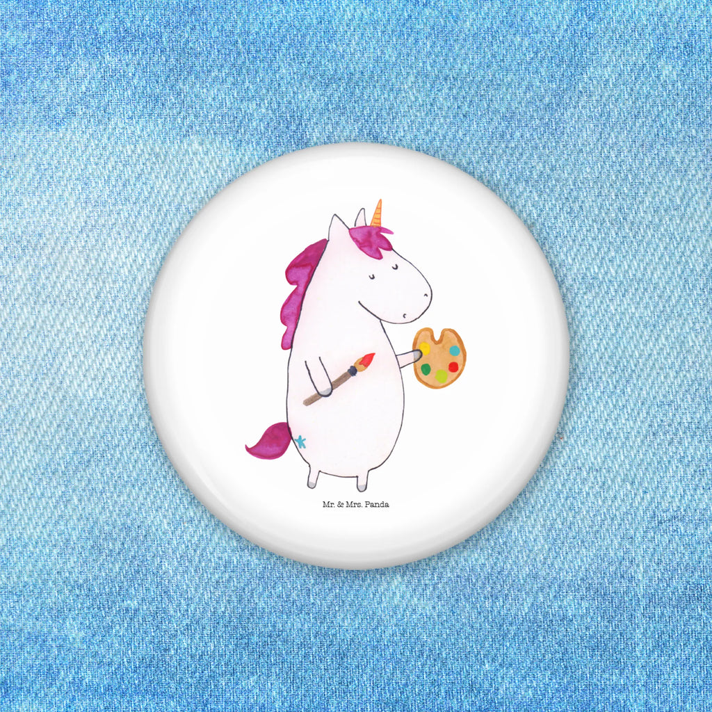 Button unicorn Artist Button, Lapel Pin, Pin, 50mm Button, unicorn, unicorns, Painting, Artist gift, Gift, Artist, Drawing, Unicorn, Artist present, World, Brush, Painter gift, Pen, English