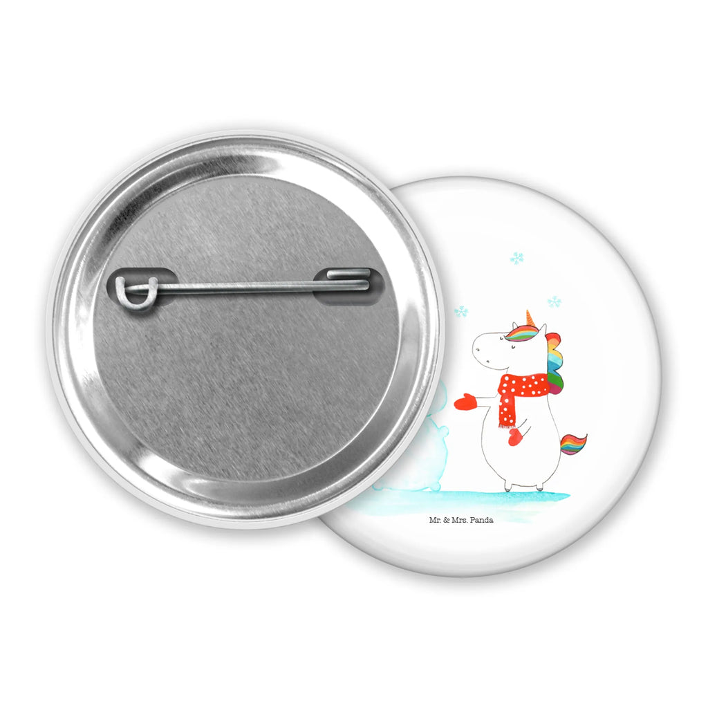 Button unicorn snowman Pin, Button, 50mm Button, Lapel Pin, unicorn, unicorns, Winter, Christmas, Gloves, Snow, Cold, winter gift, Christmas Motif, X-Mas, present, Snowman, Cake, Unicorn, Cap