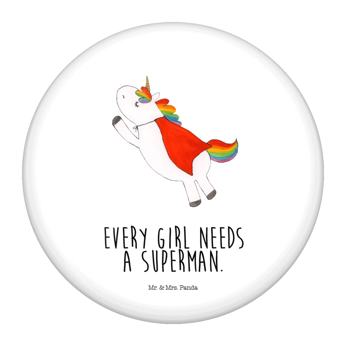 Button Einhorn Super