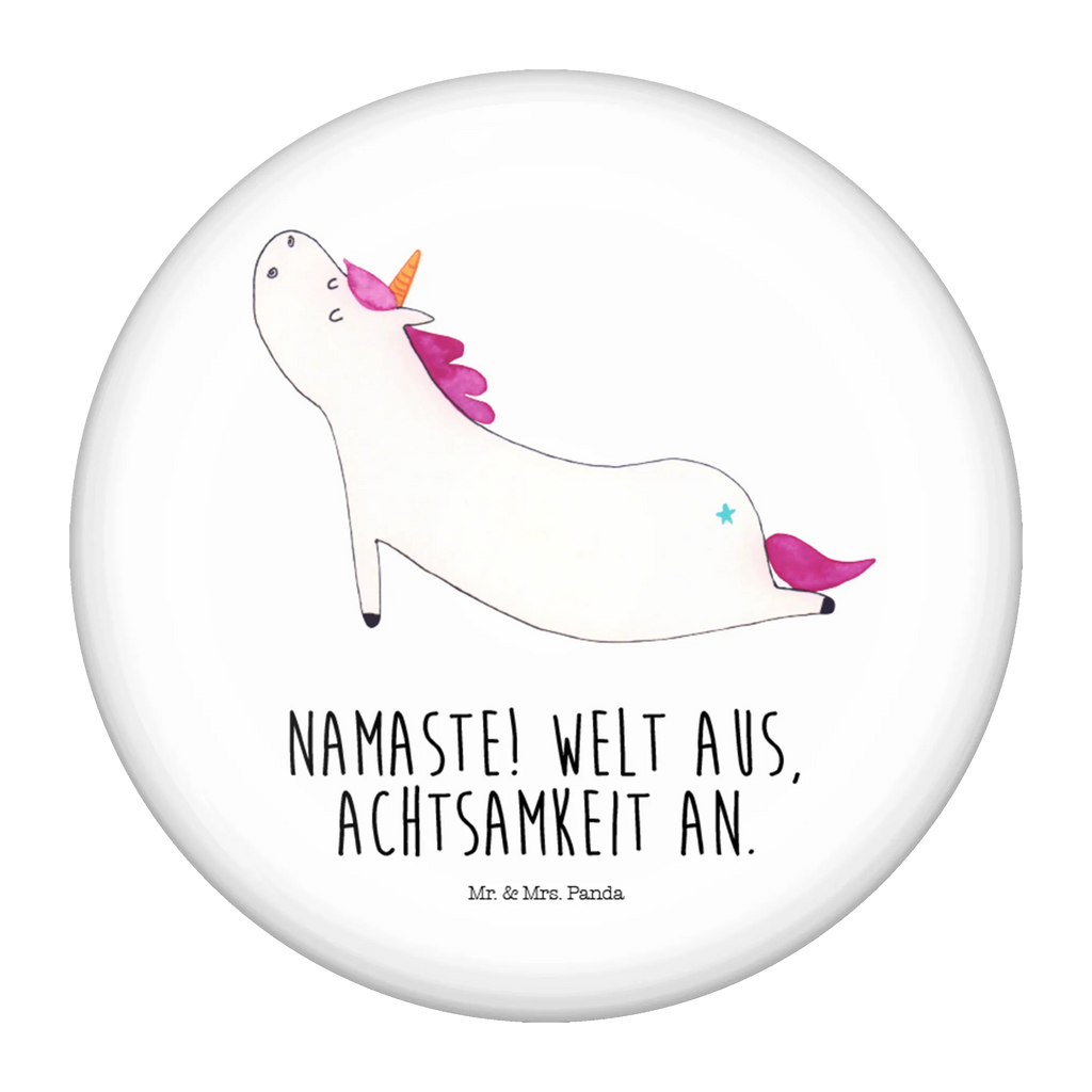 Button unicorn yoga Lapel Pin, Button, Pin, 50mm Button, unicorn, unicorns, Unicorn, present, relaxation, funny, gift, Namaste, mindfulness, sports, sweet, yoga