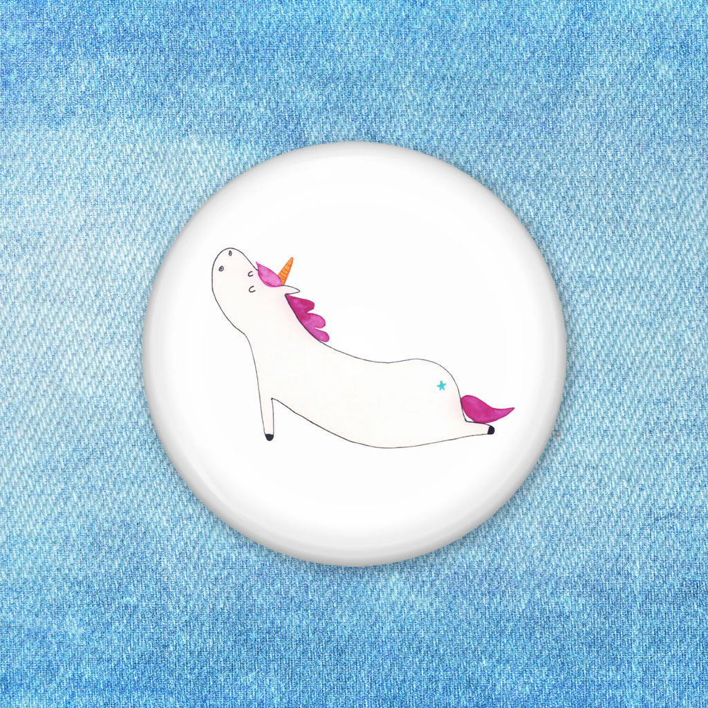 Button unicorn yoga Lapel Pin, Button, Pin, 50mm Button, unicorn, unicorns, Unicorn, present, relaxation, funny, gift, Namaste, mindfulness, sports, sweet, yoga