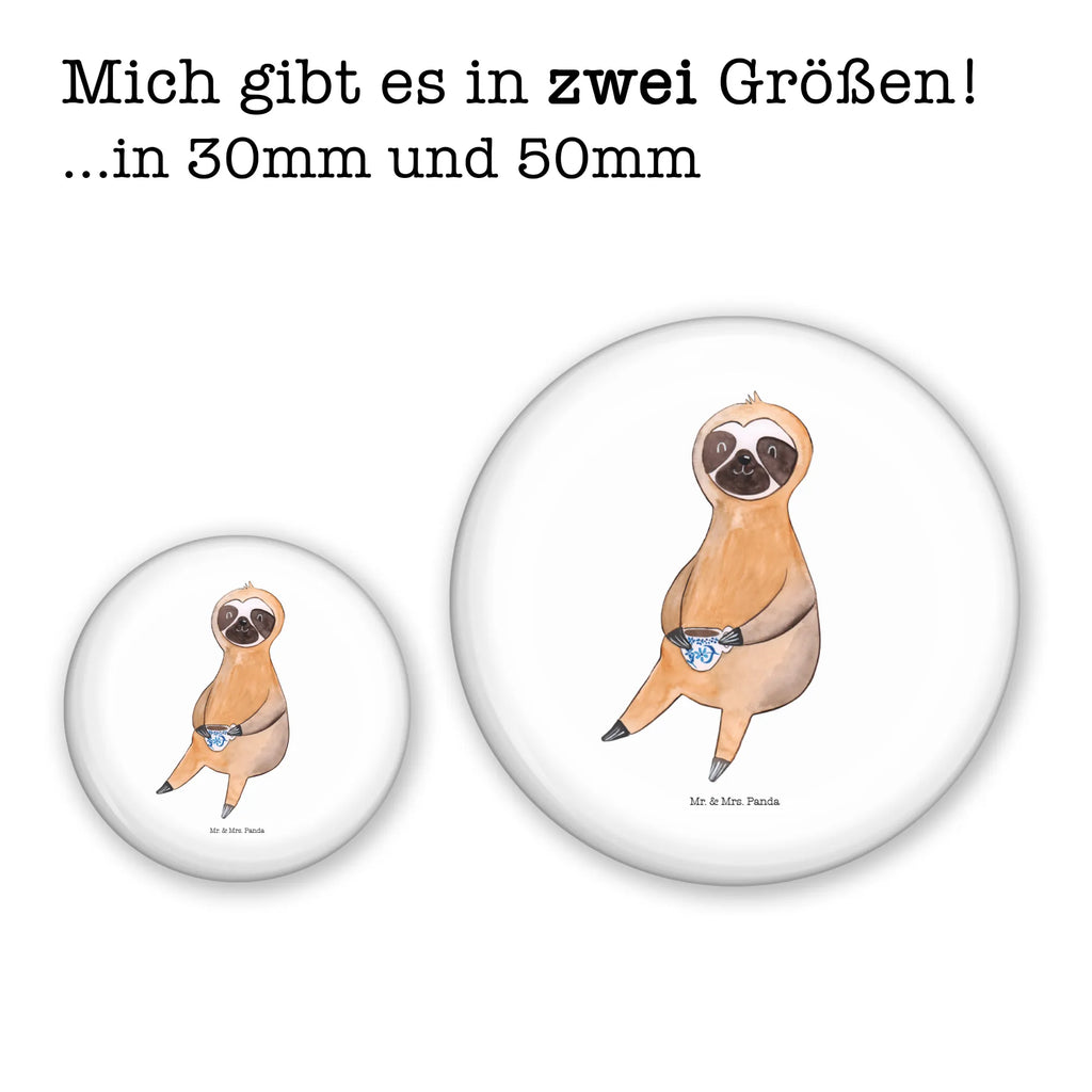 Button sloth Coffee Lapel Pin, Pin, 50mm Button, Button, Sloth, sloth, trend animal, early riser, coffee cup, first coffee, coffee, morning grumbler, lazy, connoisseur, favourite animal