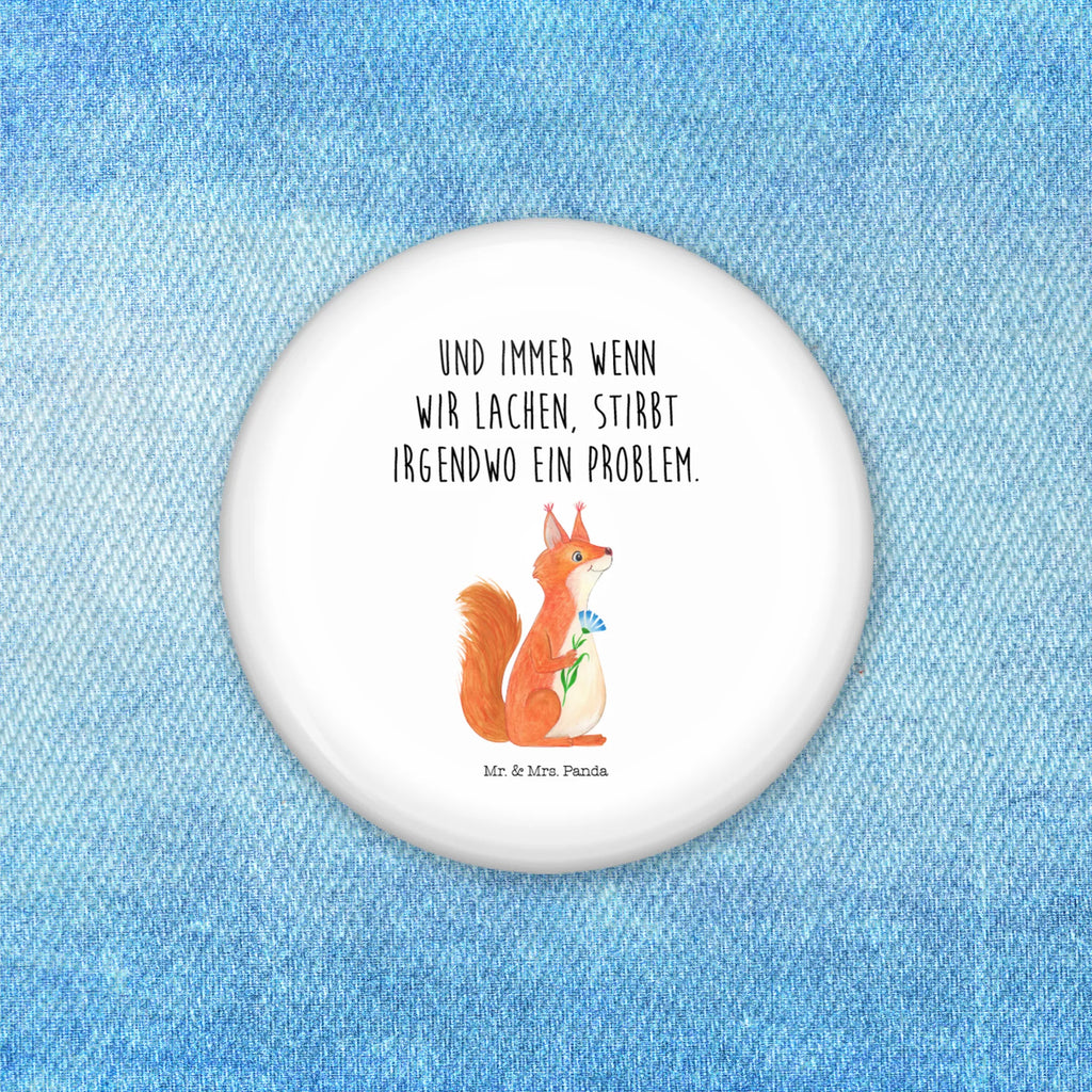 Button Squirrel flower 50mm Button, Lapel Pin, Button, Pin, small animals, cute, funny, cute animal motives, hand drawn, small world, funny sayings, good mood, happy, gifts, gift ideas, special gifts, animal lover, card, happy saying, motivation pictures, saying decoration, positive saying, Squirrel, squirrel, fun, laughter, motivation sayings