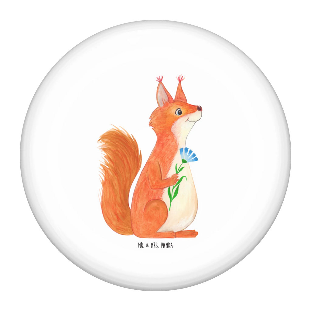 Button Squirrel flower 50mm Button, Lapel Pin, Button, Pin, small animals, cute, funny, cute animal motives, hand drawn, small world, funny sayings, good mood, happy, gifts, gift ideas, special gifts, animal lover, card, happy saying, motivation pictures, saying decoration, positive saying, Squirrel, squirrel, fun, laughter, motivation sayings