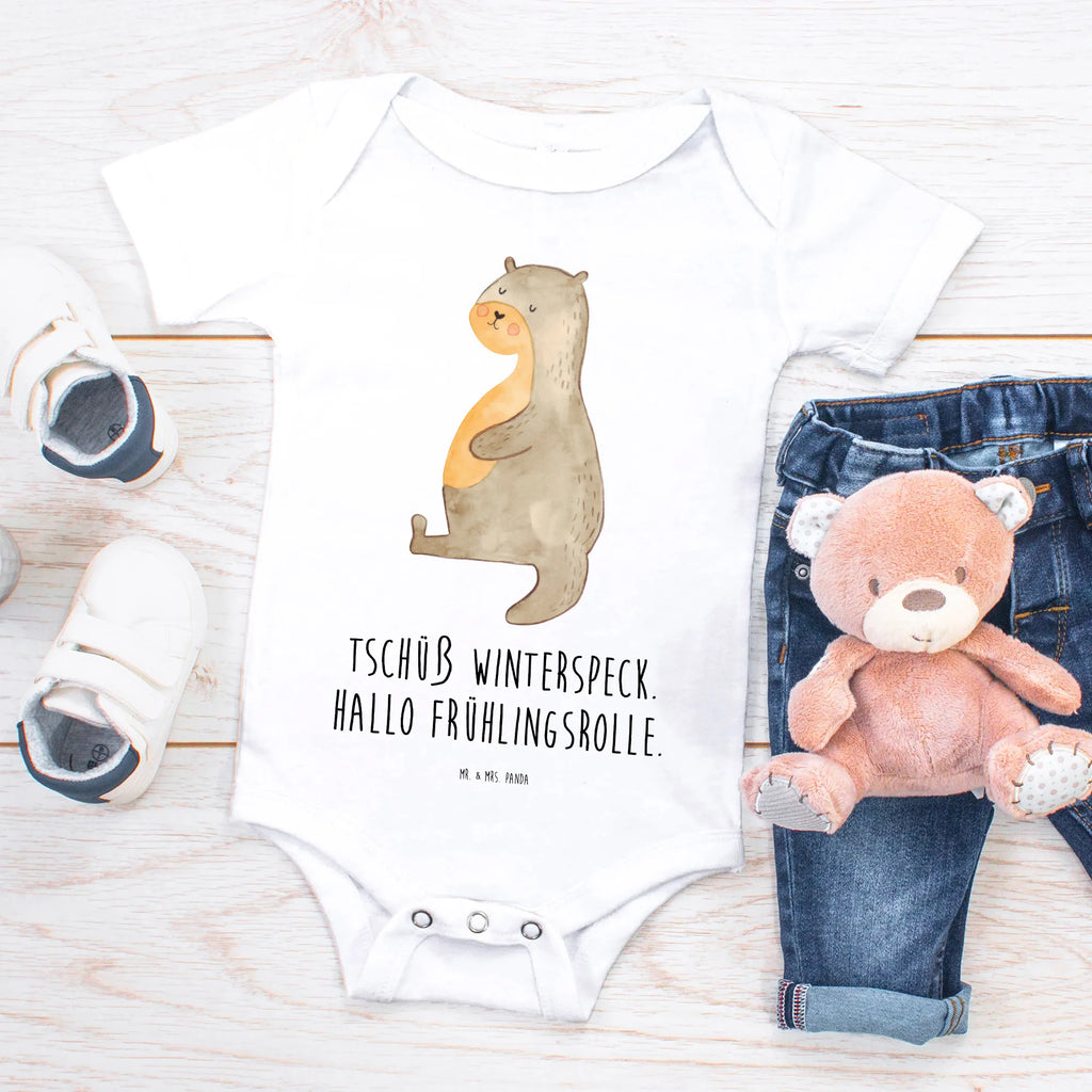 Organic Baby Body Otter Bauch Babystrampler, Baby Body, overall baby, baby overall, babyanzug, Strampler, babykleidung strampler, Babybody, Einteiler, Baby-Body, strampelanzug, babykleidung body, bio babybody, Seeotter, Otter, Fischotter, Otter Seeotter See Otter