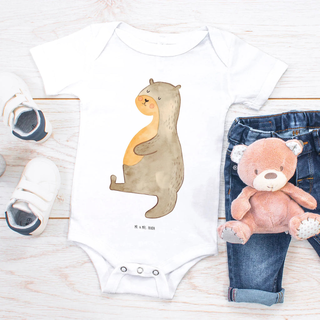 Organic Baby Body Otter Bauch Babystrampler, Baby Body, overall baby, baby overall, babyanzug, Strampler, babykleidung strampler, Babybody, Einteiler, Baby-Body, strampelanzug, babykleidung body, bio babybody, Seeotter, Otter, Fischotter, Otter Seeotter See Otter