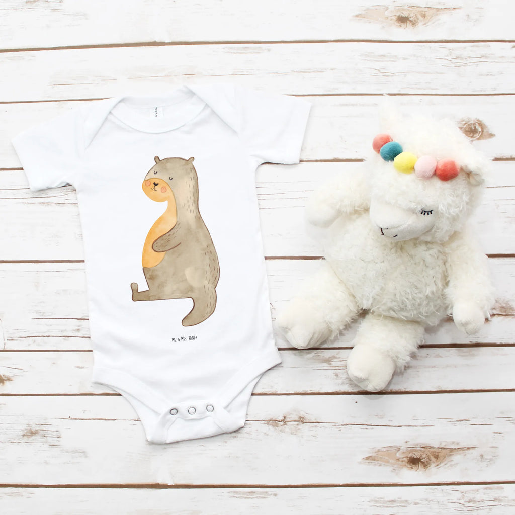 Organic Baby Body Otter Bauch Babystrampler, Baby Body, overall baby, baby overall, babyanzug, Strampler, babykleidung strampler, Babybody, Einteiler, Baby-Body, strampelanzug, babykleidung body, bio babybody, Seeotter, Otter, Fischotter, Otter Seeotter See Otter