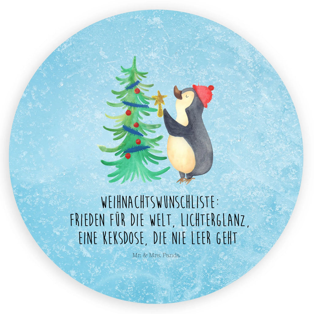 Rund Aufkleber Pinguin Weihnachtsbaum Aufkleber, Kinder, Etikett, Sticker, rund, Winter, Weihnachten, Weihnachtsdeko, Nikolaus, Advent, Heiligabend, Wintermotiv, Pinguin
