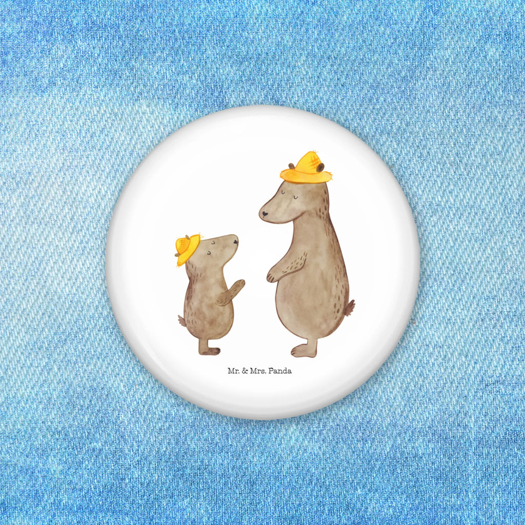Button Bears with hats Pin, Lapel Pin, 50mm Button, Button, Family, Father's Day, Mother's Day, brother, sister, Mom, Dad, dad, child, daddy, sons, father, children, father-son, role model, favourite person, family, bear, son, father's day