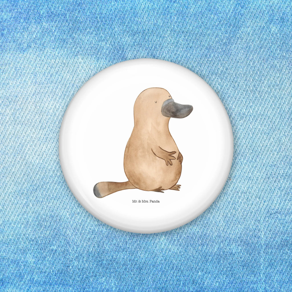 Button platypus courage 50mm Button, Pin, Button, Lapel Pin, Seafood, aquatic animals, ocean, sea, fish, shells, corals, reef, whale, narwhal, sea urchin, lobster, platypus, turtle, manatee, crocodile, orca, shrimp, gifts for seafood lovers, water world, underwater animals, underwater world, vacation, deep sea, seafood fans, gift ideas, seafood decoration, seafood posters, training, brave, wisdom, world trip, Platypus, new beginning, Raodtrip, office, courage, work, motivation, new start