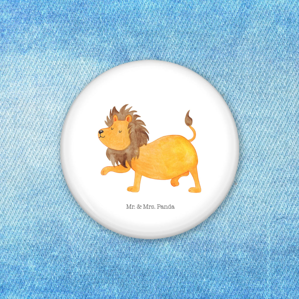 Button Star sign Lion Button, Lapel Pin, 50mm Button, Pin, constellations, birthdays, astrology, zodiac, date of birth, month of birth, birthday july, gift july, lion zodiac sign, gift august, king of animals, lion gift, birthday august