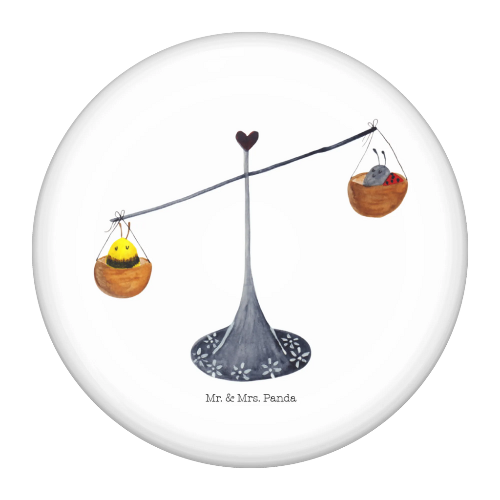 Button Star sign Scale 50mm Button, Lapel Pin, Button, Pin, constellations, birthdays, astrology, zodiac, date of birth, month of birth, bee, birthday October, balance, Libra, Libra zodiac sign, ladybird, Libra gift, gift October, bumble bee, gift September, birthday September