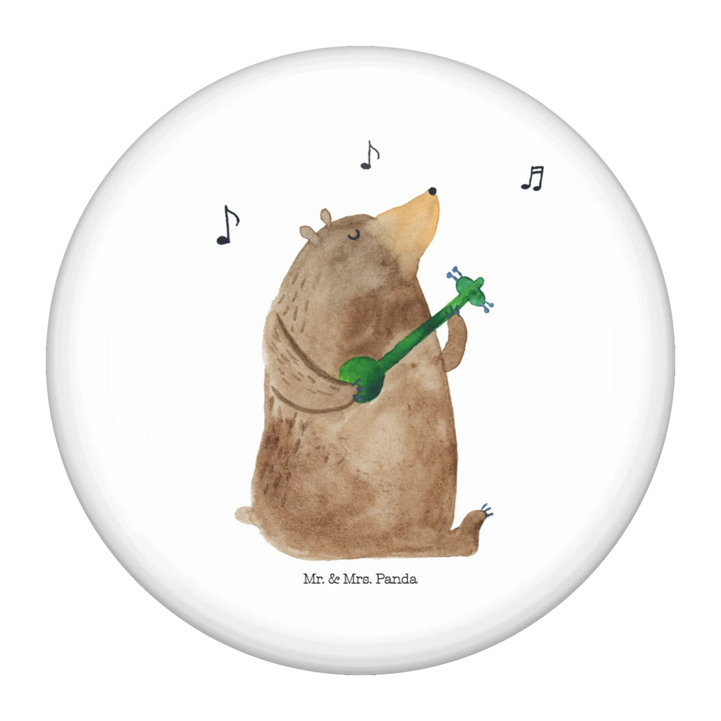 Button bear guitar Pin, Lapel Pin, 50mm Button, Button, bear, teddy, teddy bear, cuddly toy