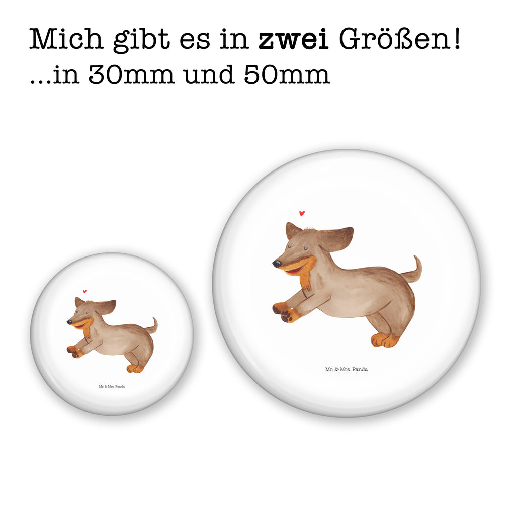 Button Hund Dackel fröhlich 50mm Button, Button, Pin, Anstecknadel, Hund, Hundemotiv, Haustier, Hunderasse, Tierliebhaber, Hundebesitzer, Sprüche, Hunde, Dackel, Dachshund, happy dog