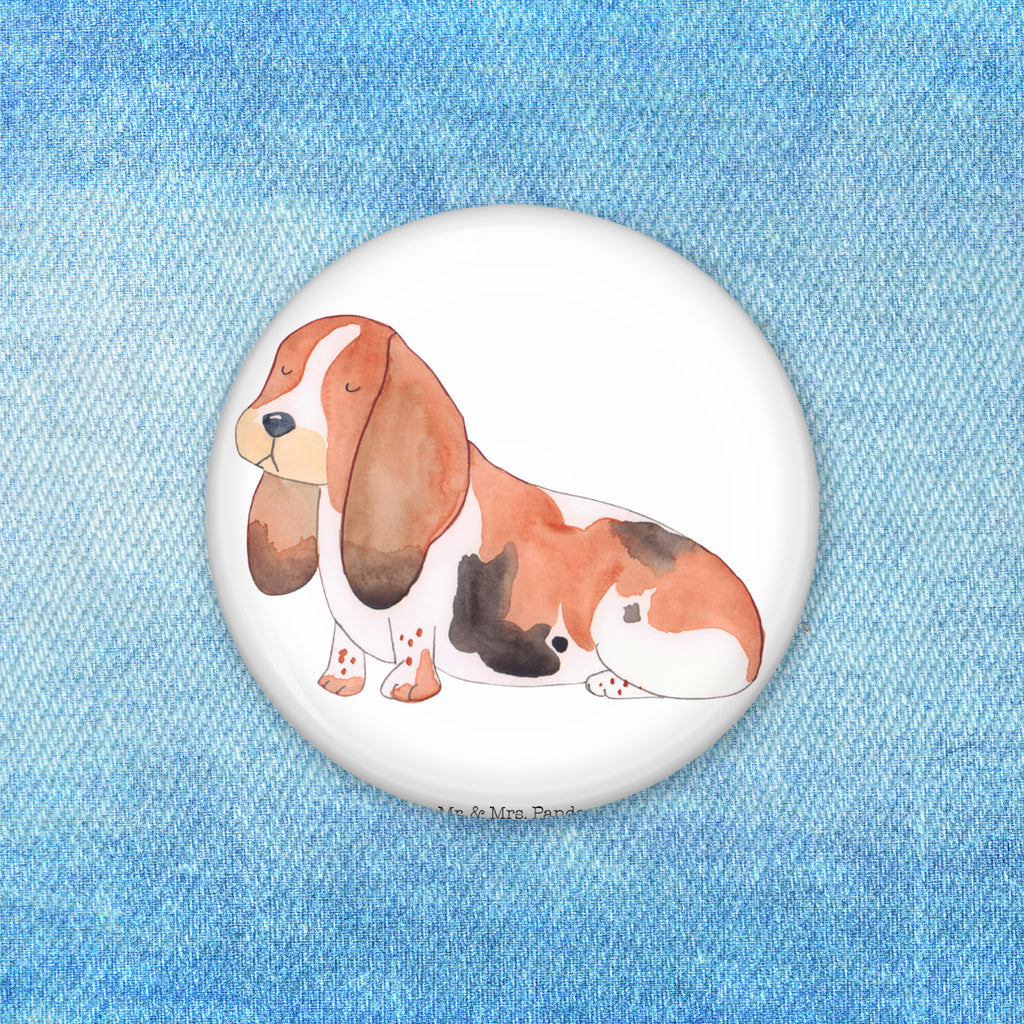 Button Hund Basset Hound 50mm Button, Button, Pin, Anstecknadel, Hund, Hundemotiv, Haustier, Hunderasse, Tierliebhaber, Hundebesitzer, Sprüche, Basset Hound, Basset, Hundeliebe, kinderlos