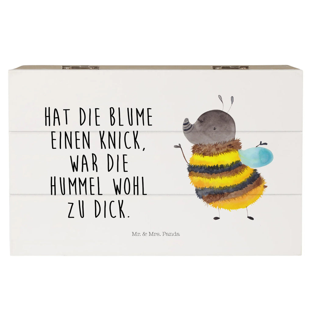 Wooden chest bumblebee fluffy Erinnerungsbox, Dekokiste, Erinnerungskiste, Kiste, Holzkiste, Geschenkbox, Schatzkiste, Schatulle, Truhe, Geschenkdose, XXL, Aufbewahrungsbox, Tiermotive, Gute Laune, lustige Sprüche, Tiere, Flauschig, Hummel, Natur, Biene, Blume