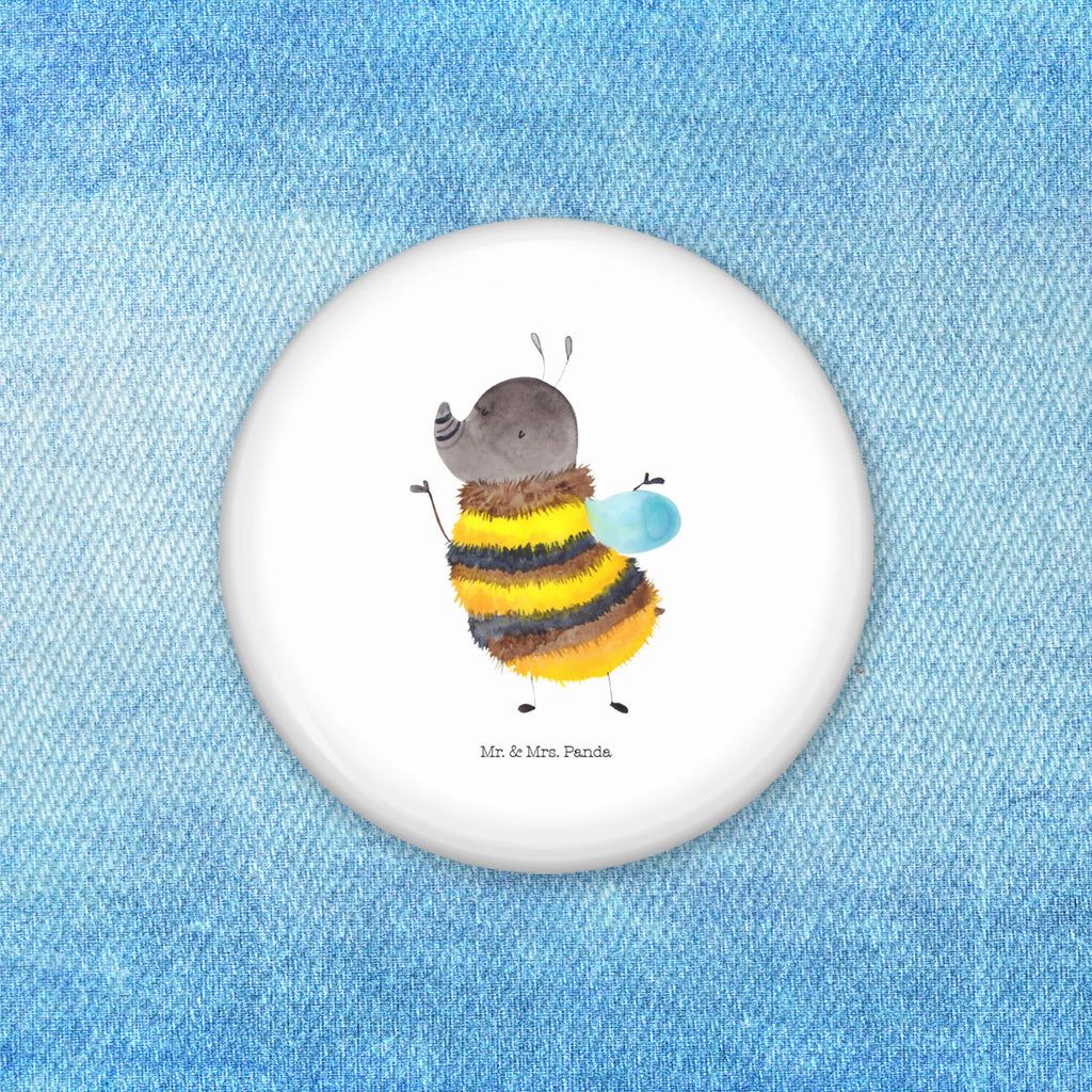 Button bumblebee fluffy Pin, 50mm Button, Button, Lapel Pin, small animals, cute, funny, cute animal motives, hand drawn, small world, funny sayings, good mood, happy, gifts, gift ideas, special gifts, animal lover, card, Flower, Bee, Bumblebee, Fluffy, Nature