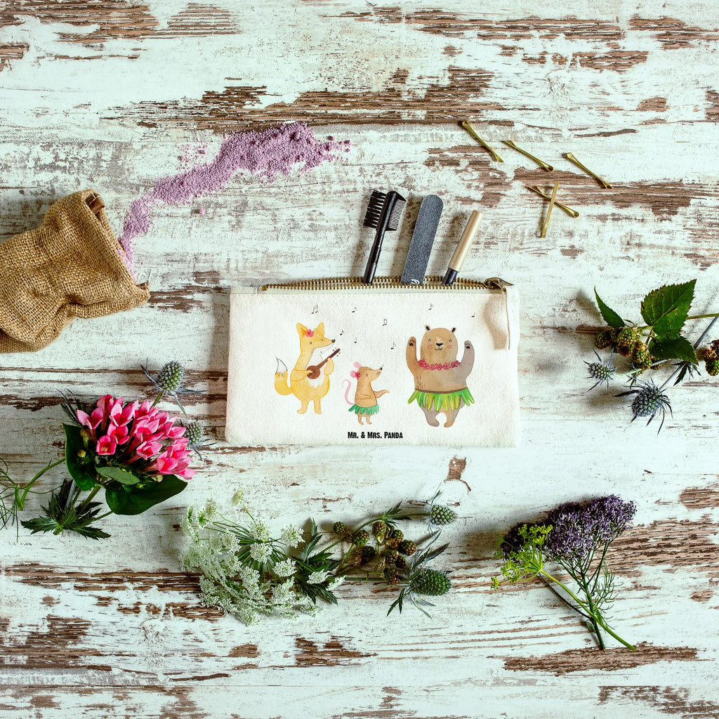 Make-up bag forest animals Aloha beauty tasche, Schminktasche, Stiftemäppchen, Schlampermäppchen, kosmetiktäschchen, Kosmetikbeutel, Kulturbeutel, Waschbeutel, aufbewahrungstasche, pencil case, Schminkbeutel, Kulturtasche, Etui, Schminktäschchen, toiletry bag, Federmappe, beauty case, Mäppchen, Kosmetiktasche, Waschtasche, utensilientasche, aufbewahrungsbeutel, pinsel tasche, Tiermotive, Tiere, Lustige Sprüche, Gute Laune, Leben, Waldtiere, Tanzen, Igel, Wald, Musik, Hase, Lachen, Bär, Aloha