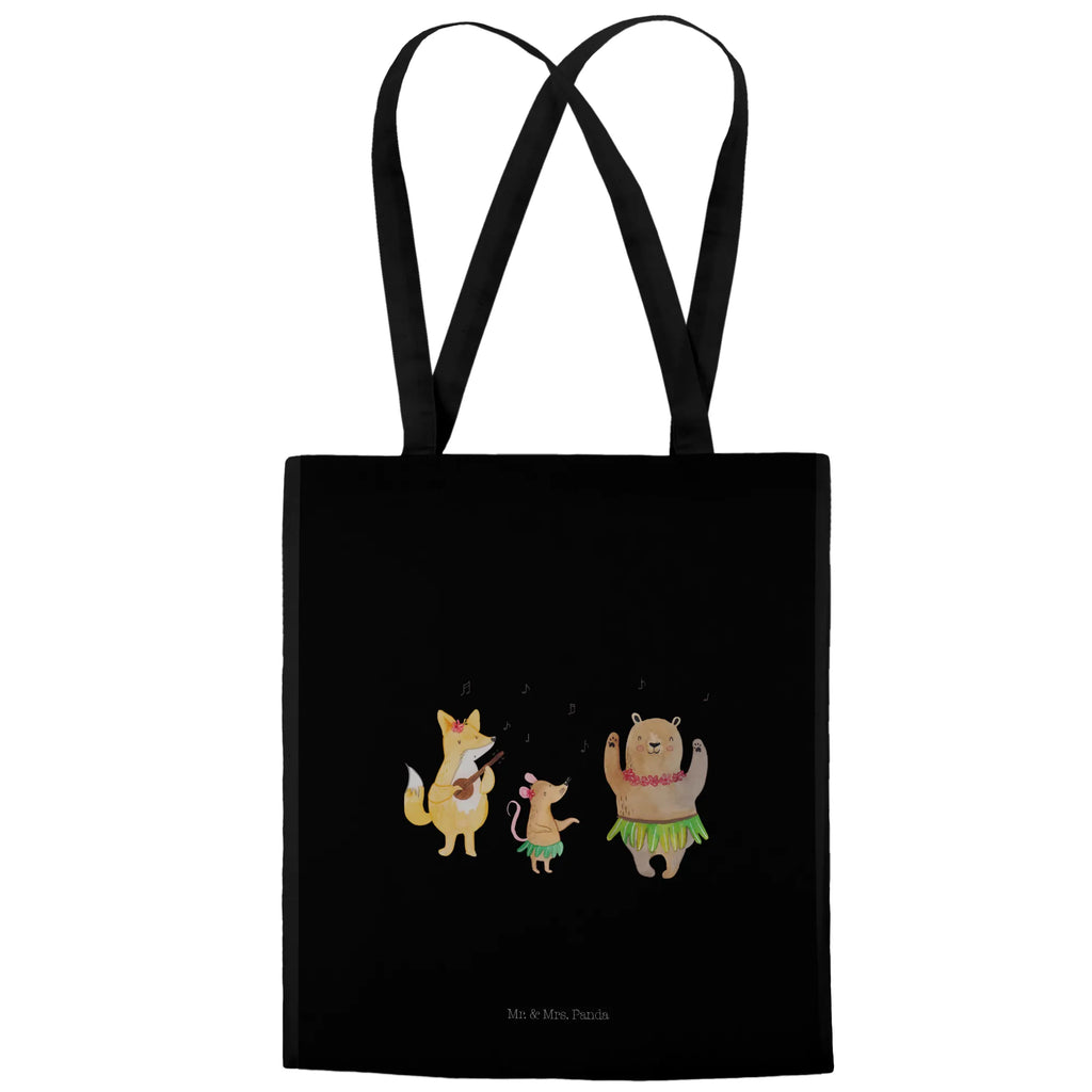 Tote bag forest animals Aloha Einkaufstasche, Stoffbeutel, Jutetasche, Tasche, Umhängetasche, Einkaufstüte, Strandtasche, Schultertasche, Beuteltasche, Badetasche, Beutel, Laptoptasche, Shopper, Tragetasche, Stofftasche, Jutebeutel, Tiermotive, Gute Laune, lustige Sprüche, Tiere, Tanzen, Hase, Bär, Musik, Wald, Lachen, Aloha, Leben, Igel, Waldtiere
