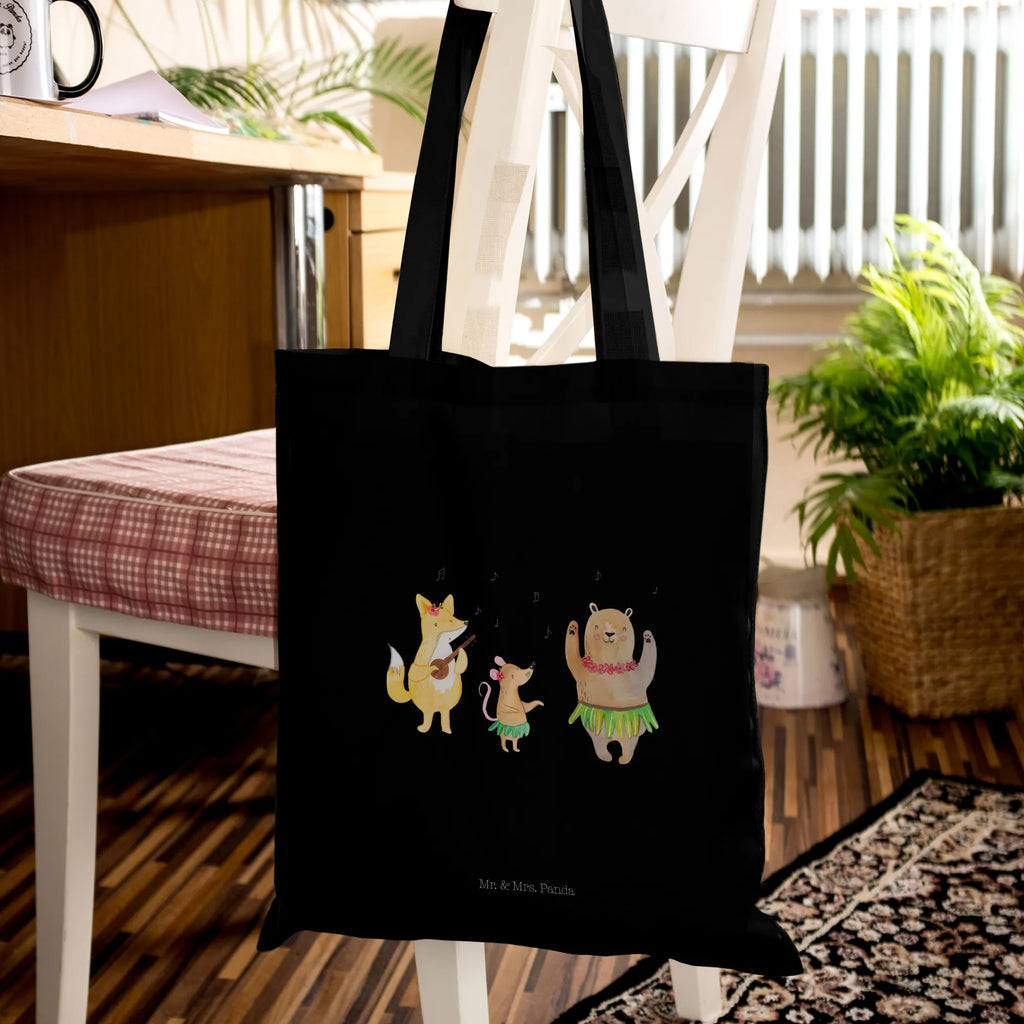 Tote bag forest animals Aloha Einkaufstasche, Stoffbeutel, Jutetasche, Tasche, Umhängetasche, Einkaufstüte, Strandtasche, Schultertasche, Beuteltasche, Badetasche, Beutel, Laptoptasche, Shopper, Tragetasche, Stofftasche, Jutebeutel, Tiermotive, Gute Laune, lustige Sprüche, Tiere, Tanzen, Hase, Bär, Musik, Wald, Lachen, Aloha, Leben, Igel, Waldtiere