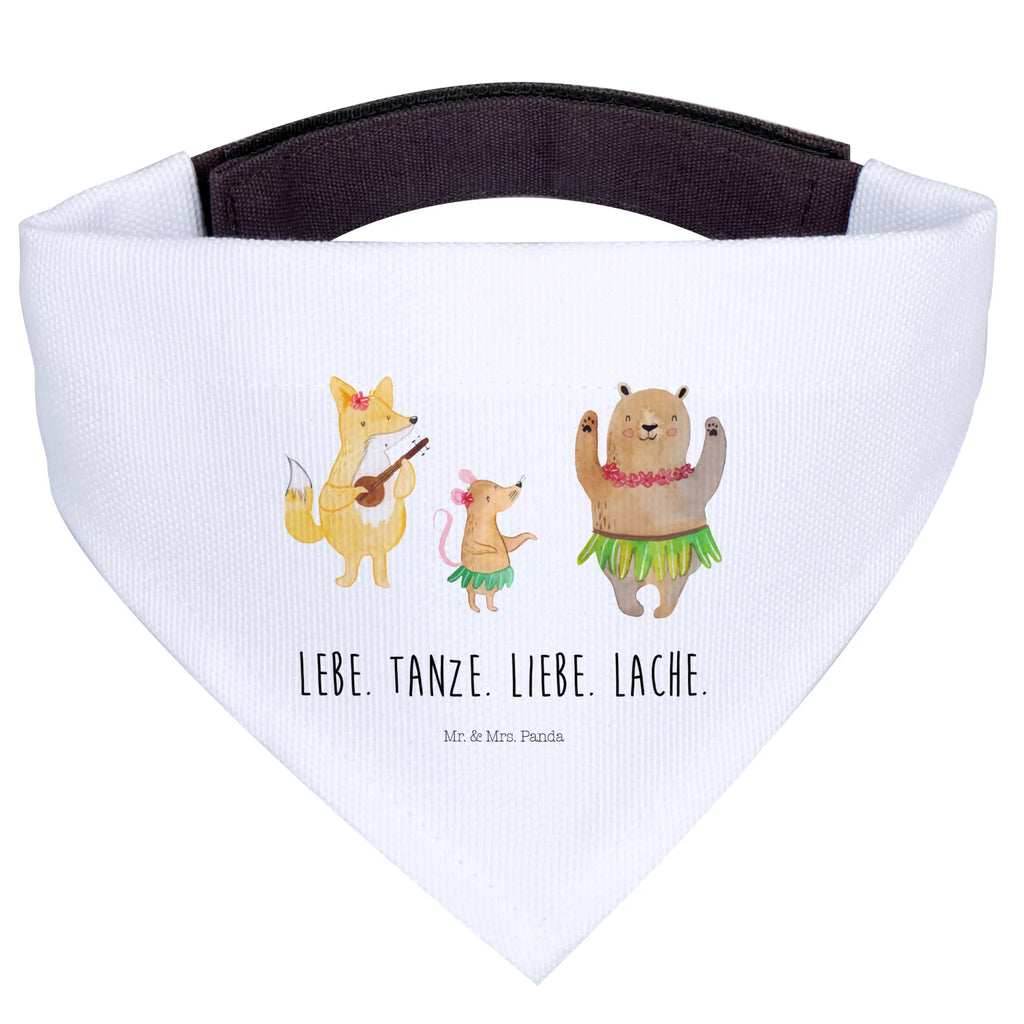 Hundehalstuch Waldtiere Aloha Mittel, Tuch, Hundehalstuch, Mittelgroße Hunde, Hunde, Halstuch, Lustige Sprüche, Tiere, Tiermotive, Gute Laune, Leben, Wald, Lachen, Musik, Tanzen, Hase, Bär, Igel, Aloha, Waldtiere