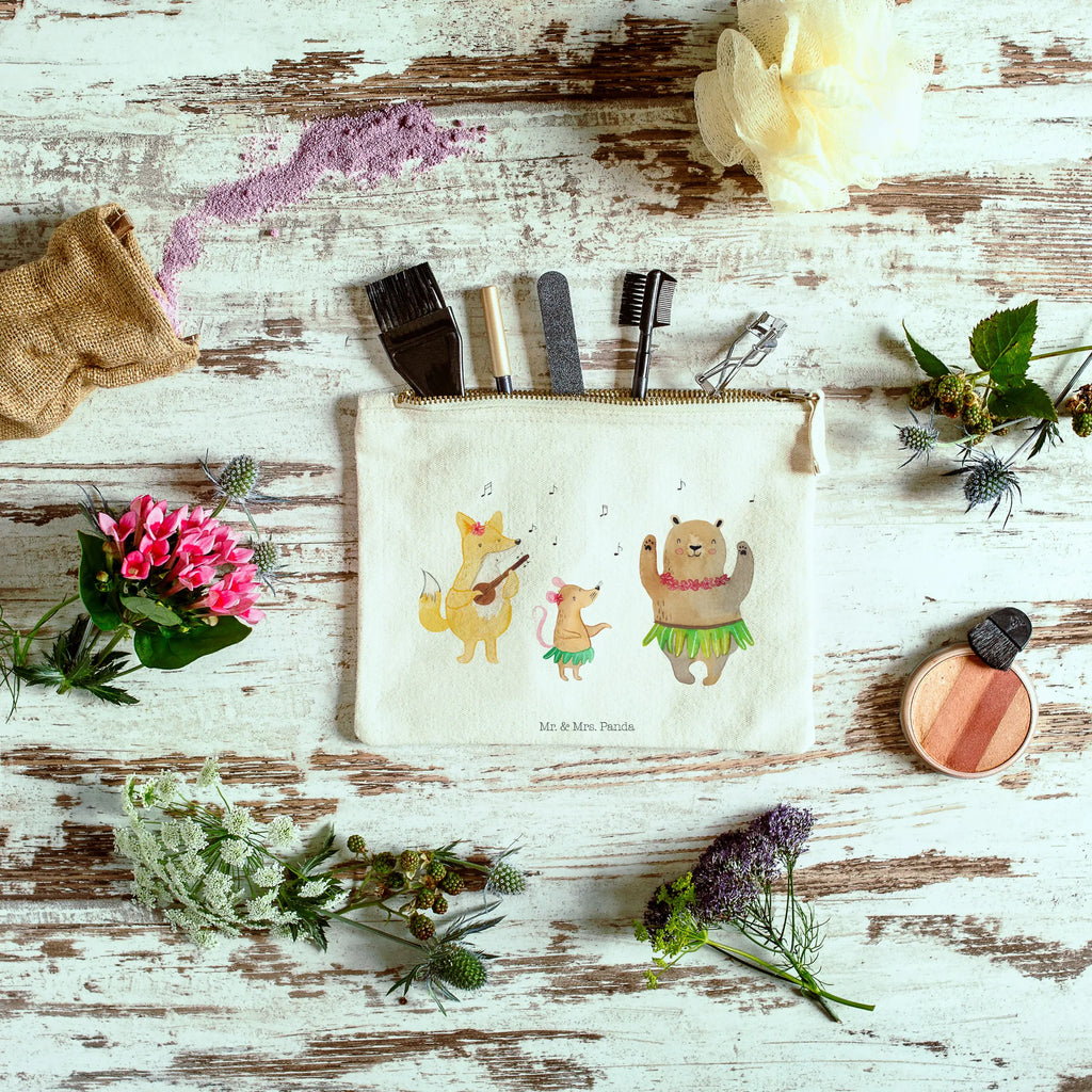 Make-up bag forest animals Aloha beauty tasche, Schminktasche, Stiftemäppchen, Schlampermäppchen, kosmetiktäschchen, Kosmetikbeutel, Kulturbeutel, Waschbeutel, aufbewahrungstasche, pencil case, Schminkbeutel, Kulturtasche, Etui, Schminktäschchen, toiletry bag, Federmappe, beauty case, Mäppchen, Kosmetiktasche, Waschtasche, utensilientasche, aufbewahrungsbeutel, pinsel tasche, Tiermotive, Tiere, Lustige Sprüche, Gute Laune, Leben, Waldtiere, Tanzen, Igel, Wald, Musik, Hase, Lachen, Bär, Aloha