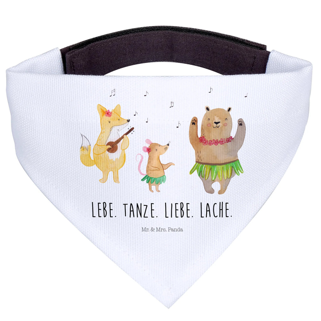 Hundehalstuch Waldtiere Aloha Mittel, Tuch, Hundehalstuch, Mittelgroße Hunde, Hunde, Halstuch, Lustige Sprüche, Tiere, Tiermotive, Gute Laune, Leben, Wald, Lachen, Musik, Tanzen, Hase, Bär, Igel, Aloha, Waldtiere