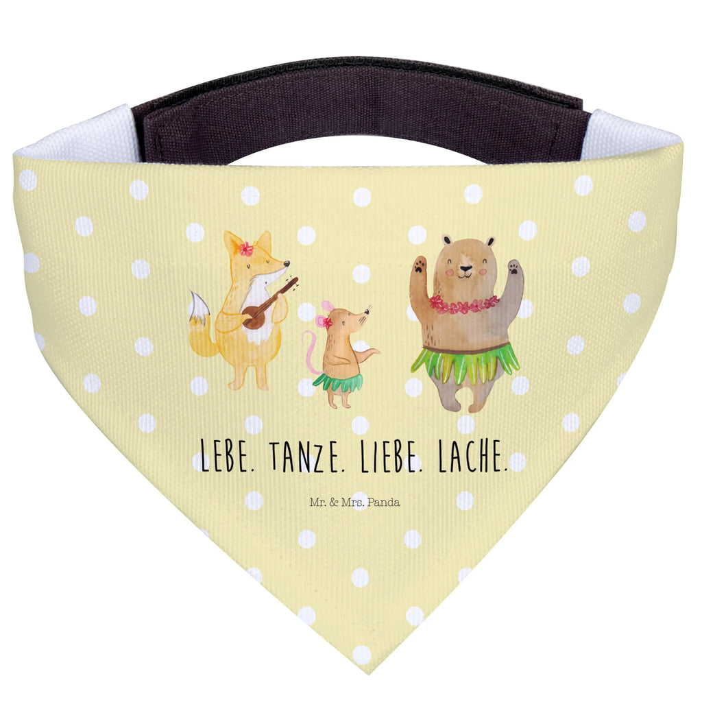 Hundehalstuch Waldtiere Aloha Mittel, Tuch, Hundehalstuch, Mittelgroße Hunde, Hunde, Halstuch, Lustige Sprüche, Tiere, Tiermotive, Gute Laune, Leben, Wald, Lachen, Musik, Tanzen, Hase, Bär, Igel, Aloha, Waldtiere