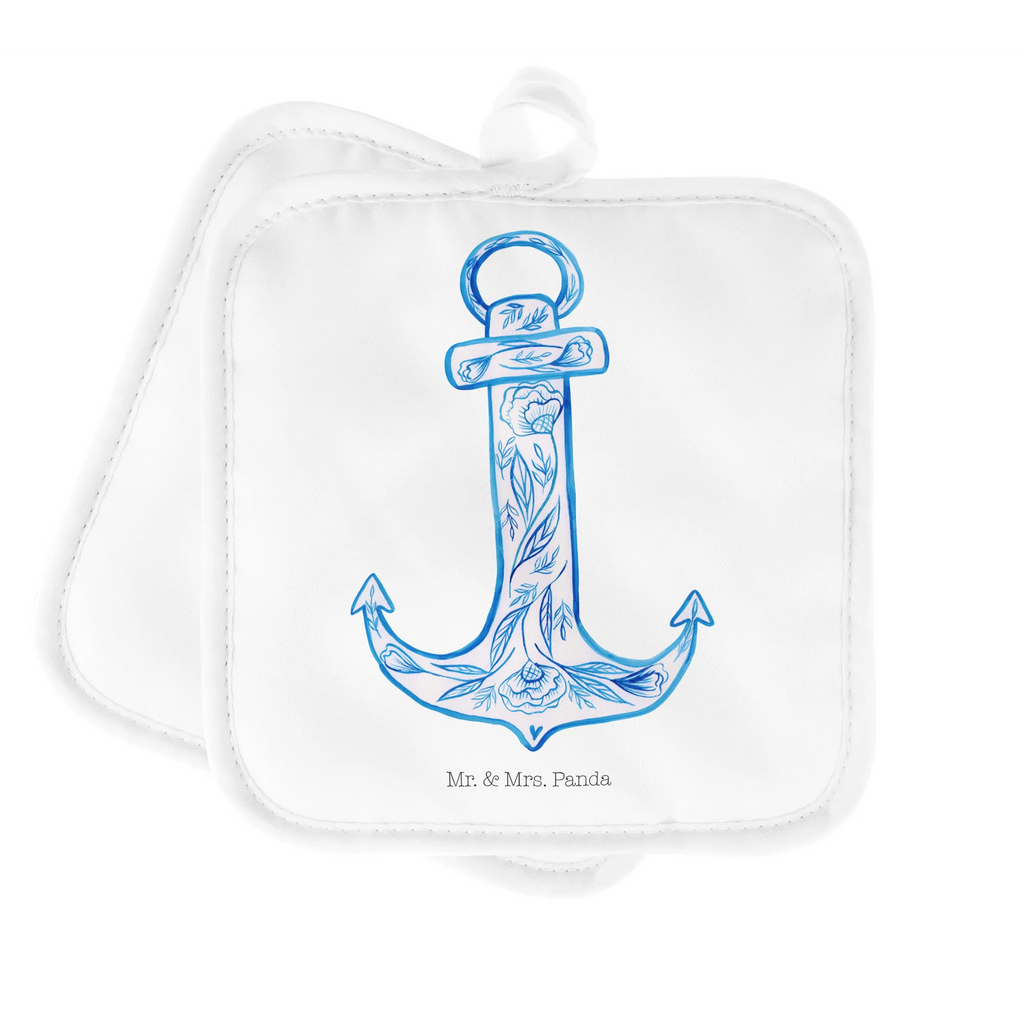 2er Set Topflappen  Anker Blau Topflappen 2er Set, Topflappenset, Topflappen, Topfuntersetzer, Topflappen Set, 2er Set Topflappen, Topfhandschuhe, topfhalter, Tiere, Tiermotive, Gute Laune, Lustige Sprüche