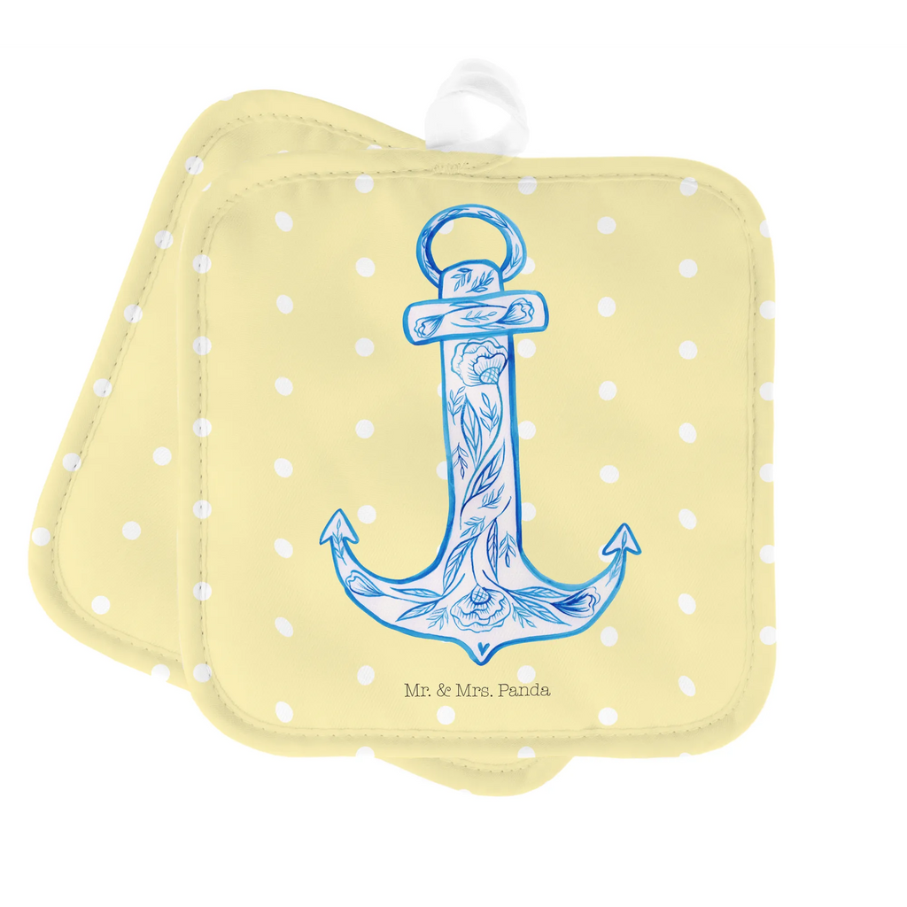 2er Set Topflappen  Anker Blau Topflappen 2er Set, Topflappenset, Topflappen, Topfuntersetzer, Topflappen Set, 2er Set Topflappen, Topfhandschuhe, topfhalter, Tiere, Tiermotive, Gute Laune, Lustige Sprüche